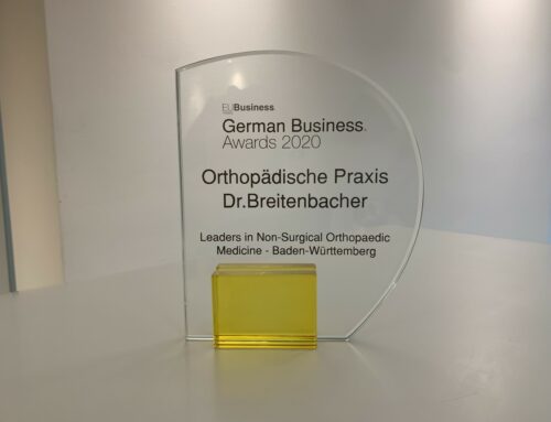German Business Awards 2020 an Orthopädische Praxis Breitenbacher